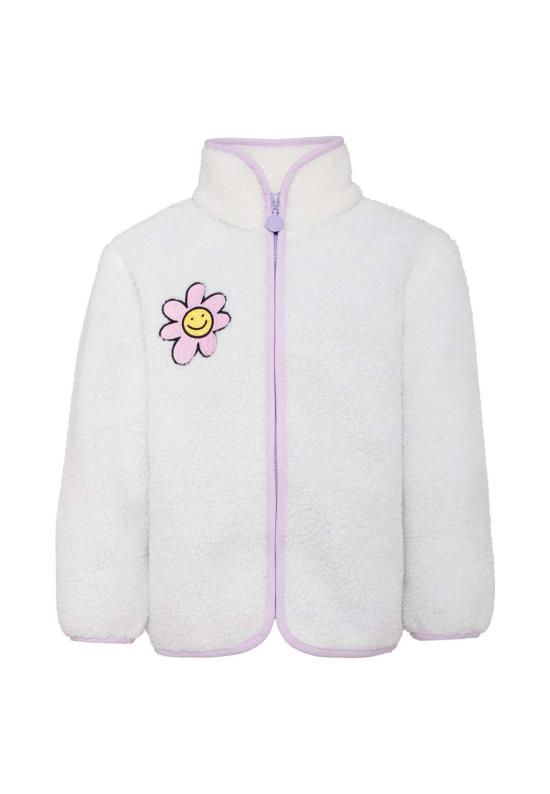  [키즈] 스텔라 맥카트니 자켓 스텔라 매카트니 아동용 에코 퍼 재킷 아이보리 - STELLA MCCARTNEY