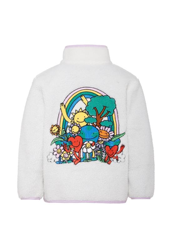  [키즈] 스텔라 맥카트니 자켓 스텔라 매카트니 아동용 에코 퍼 재킷 아이보리