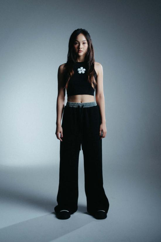  Mary Lo 스트레이트 팬츠 메리 로 라운지 팬츠 블랙/카키 - OTHER BRANDS