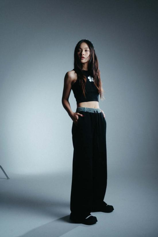  Mary Lo 스트레이트 팬츠 메리 로 라운지 팬츠 블랙/카키 - OTHER BRANDS