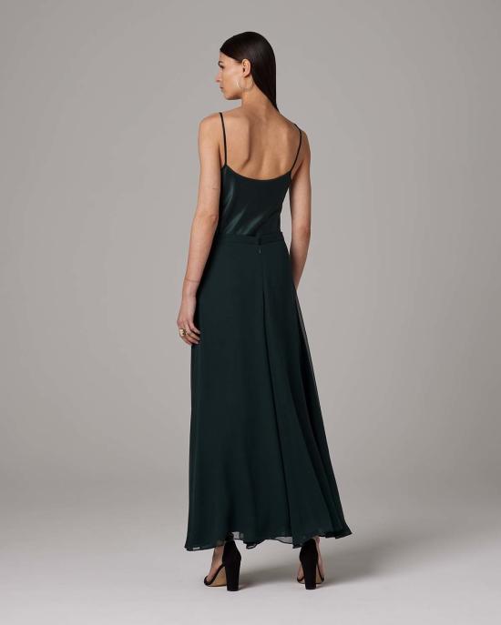  VOZ 롱 스커트 Voz 크링클 시폰 롱 더블 레이어 스커트 멀티 - OTHER BRANDS