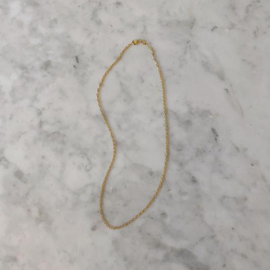  타린 토마스 목걸이/팬던트 찰스 목걸이 18k 옐로우 골드 도금 - TARIN THOMAS