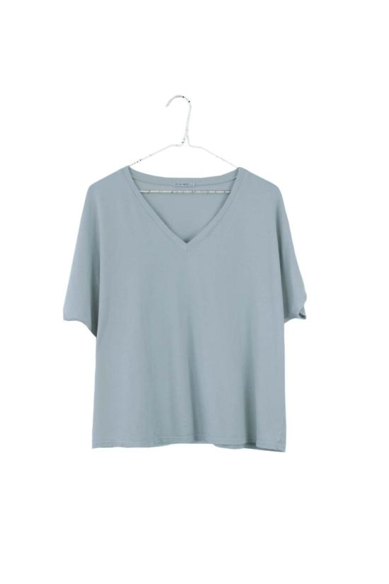  It Is Well L.A. 반팔 티셔츠 잇이즈웰 L.A. 오가닉 코튼 브이넥 박시 티셔츠 - OTHER BRANDS