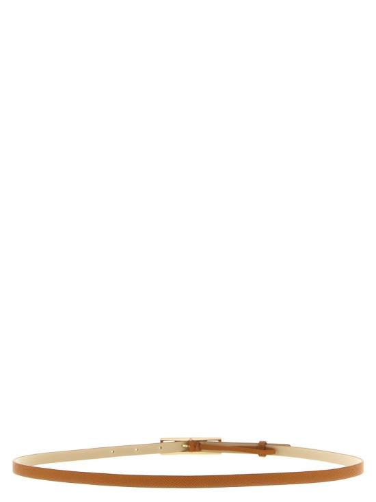  파비아나 필리피 슬림 벨트 가죽  브라운 - FABIANA FILIPPI