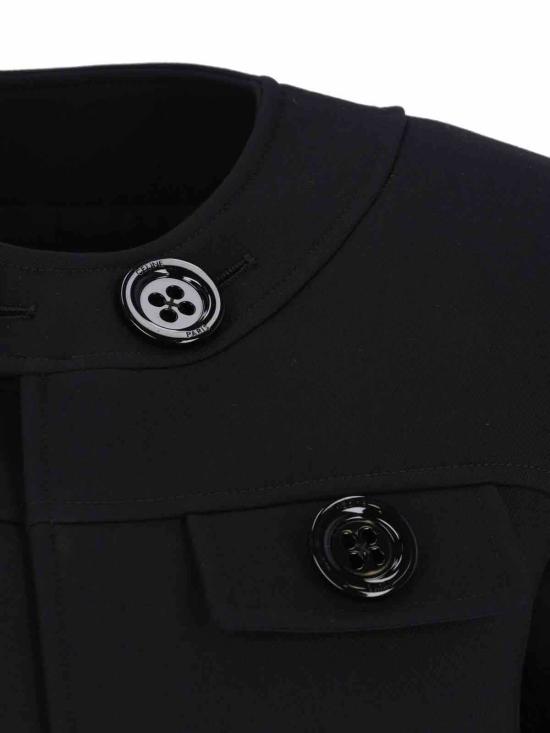  셀린느 자켓 맥시 버튼 울 재킷 블랙 - CELINE