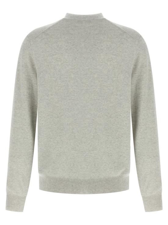  메종키츠네 가디건 메종 키츠네 폭스 헤드  그레이 - MAISON KITSUNE