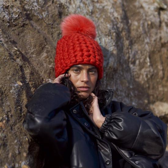  Mischa Lampert 모자 미샤 램퍼트 토마토 비니 폼스터 + 토마토 Xl 폼 - OTHER BRANDS