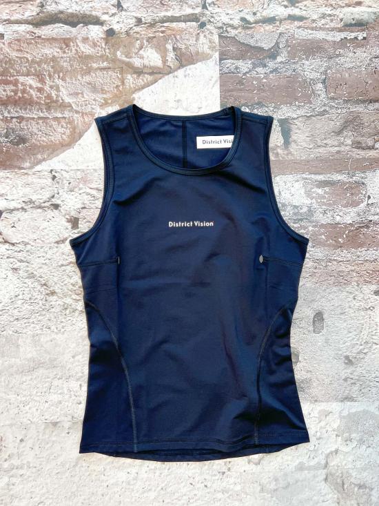  디스트릭트 비전 민소매 티셔츠 써멀 베이스 레이어 탱크 블랙