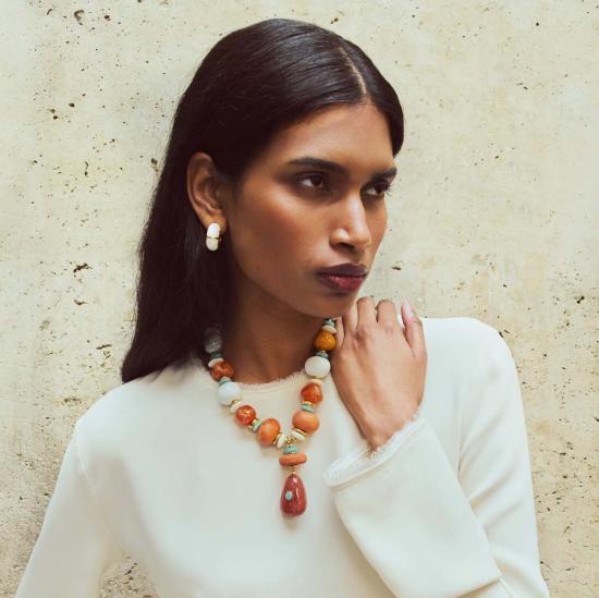  리지 포르투나토 이어링 젤리지 후프 귀걸이