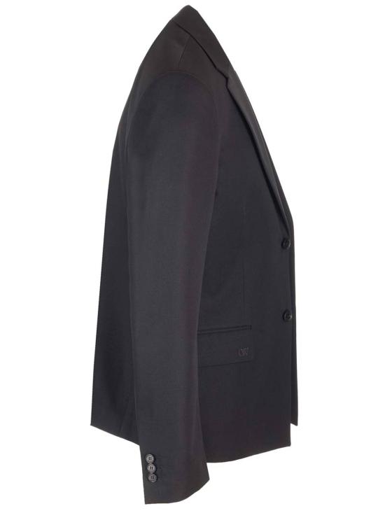  오프화이트 수트 자켓 울 블레이저 블랙 - OFF WHITE