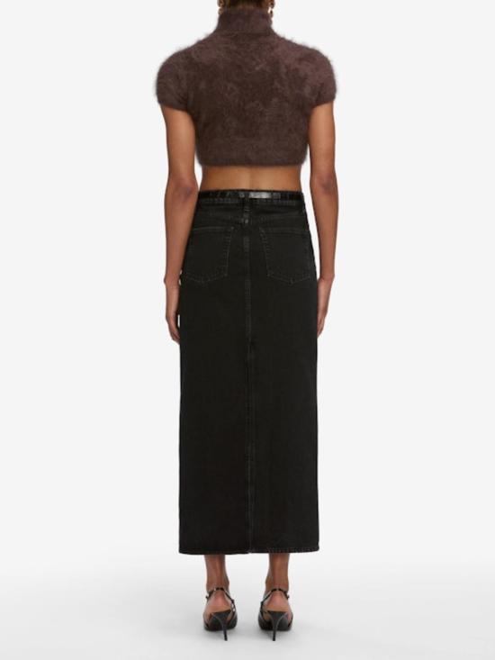  프레임 데님 스커트 컬럼 스커트 수트로 - FRAME