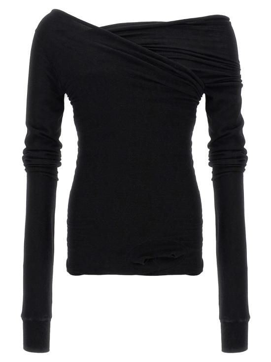  릭 오웬스 긴팔 티셔츠 할리우드 바나나  블랙