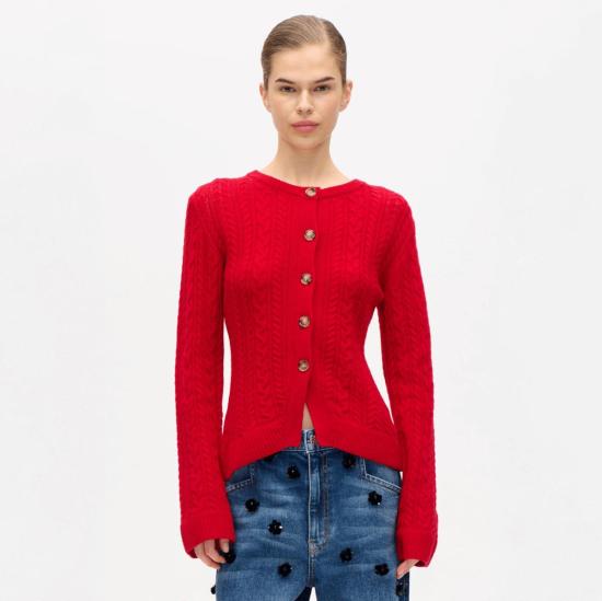  바움 운드 페르드가르텐 가디건 Baum und Pferdgarten 클라라 카디건 크림슨 레드