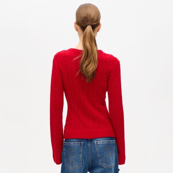  바움 운드 페르드가르텐 가디건 Baum und Pferdgarten 클라라 카디건 크림슨 레드 - BAUM UND PFERDGARTEN