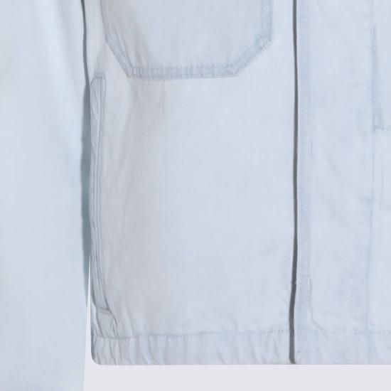  스톤 아일랜드 데님 자켓 코튼 데님 재킷 블루 엑스트라 - STONE ISLAND