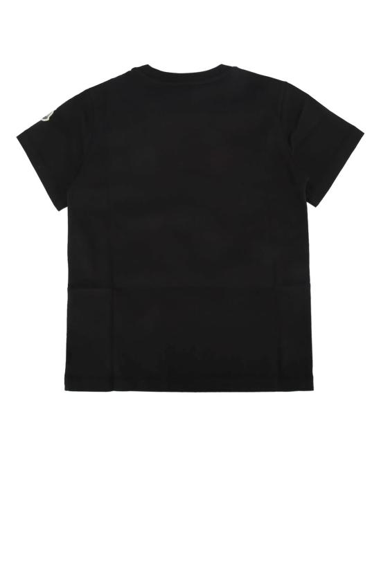  [키즈] 몽클레어 트레이닝 상의 키즈 반팔 티셔츠 블랙 - MONCLER