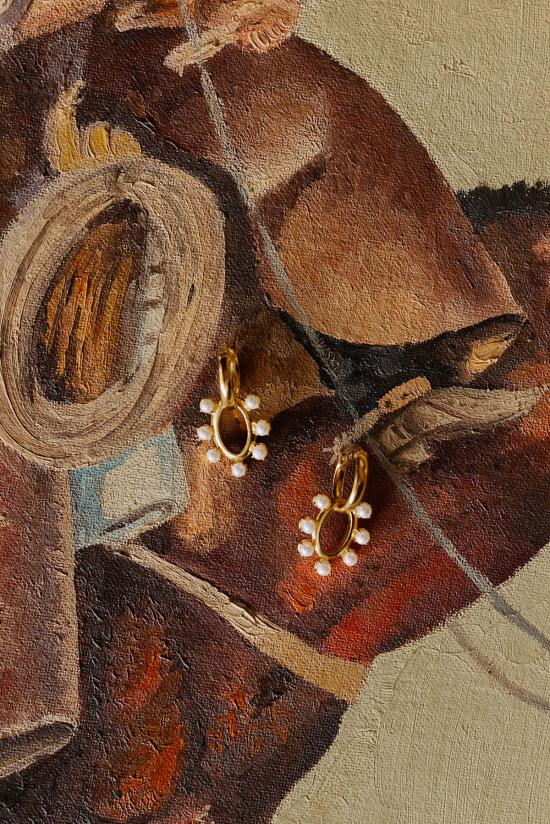  시에라 윈터 주얼리 이어링 돌리 후프 - SIERRA WINTER JEWELRY