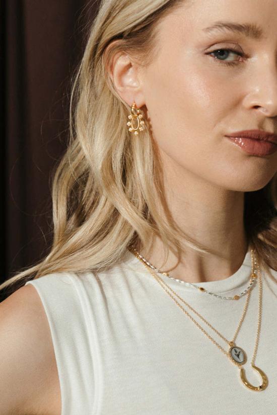  시에라 윈터 주얼리 이어링 돌리 후프 - SIERRA WINTER JEWELRY