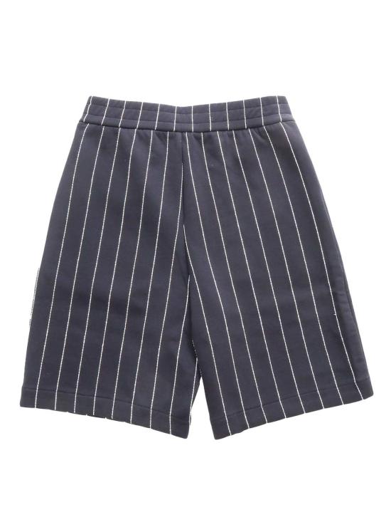  [키즈] 엠포리오 아르마니 쇼츠/버뮤다 아동용 세로 솔기 반바지 (블루) - EMPORIO ARMANI