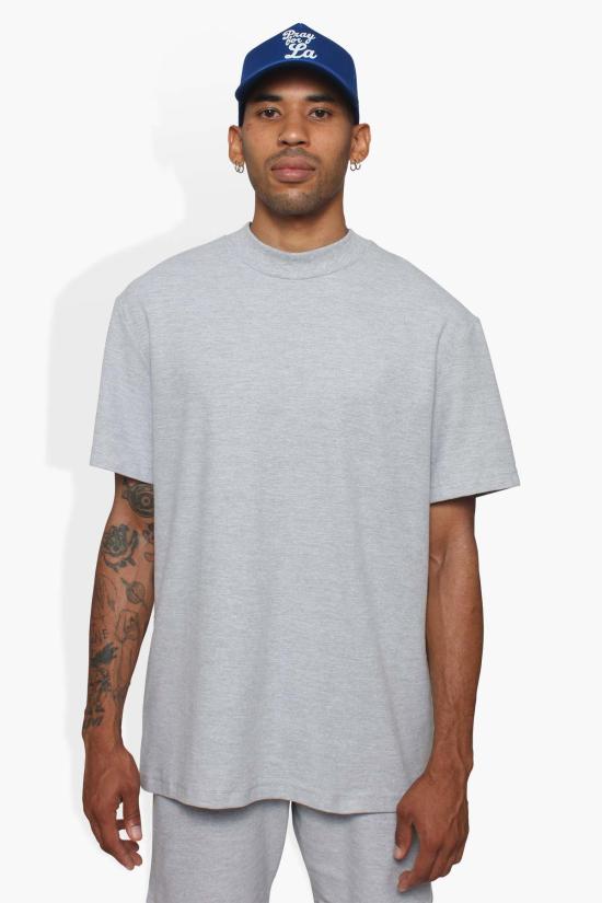  더 셀렉트 반팔 티셔츠 셀렉트 미스테이크 T 헤더 그레이 - THE CELECT