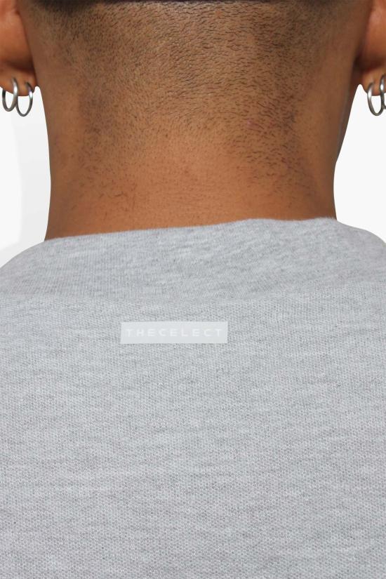  더 셀렉트 반팔 티셔츠 셀렉트 미스테이크 T 헤더 그레이 - THE CELECT