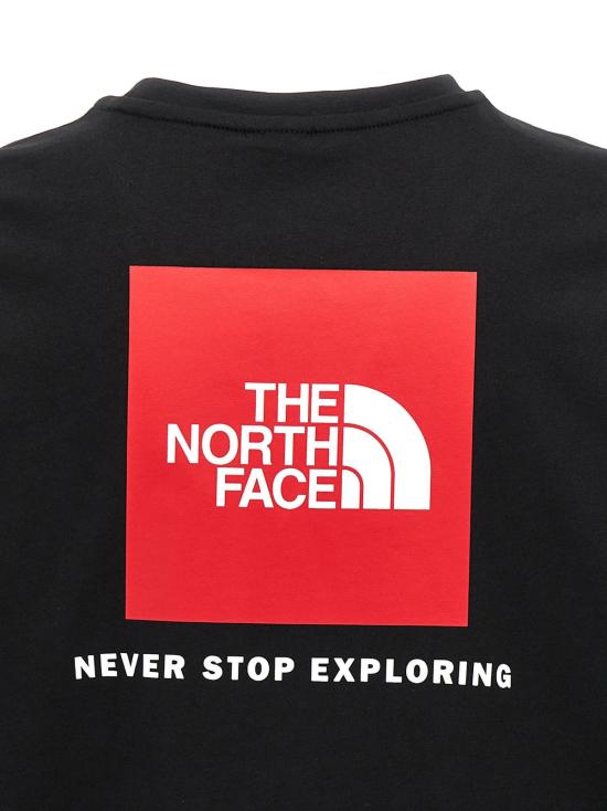  노스페이스 반팔 티셔츠 로고 티셔츠 화이트/블랙 - NORTH FACE