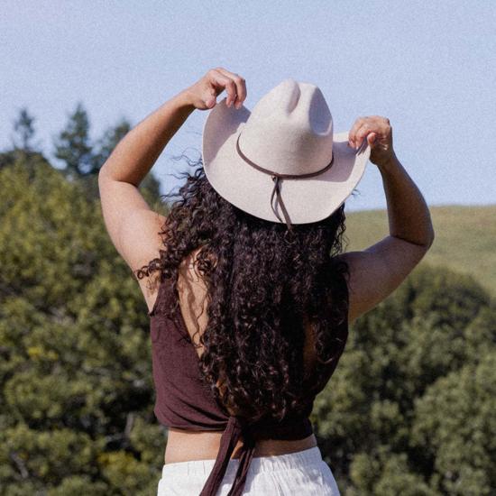  Minga 모자 밍가 카리나 울 카우보이 - OTHER BRANDS