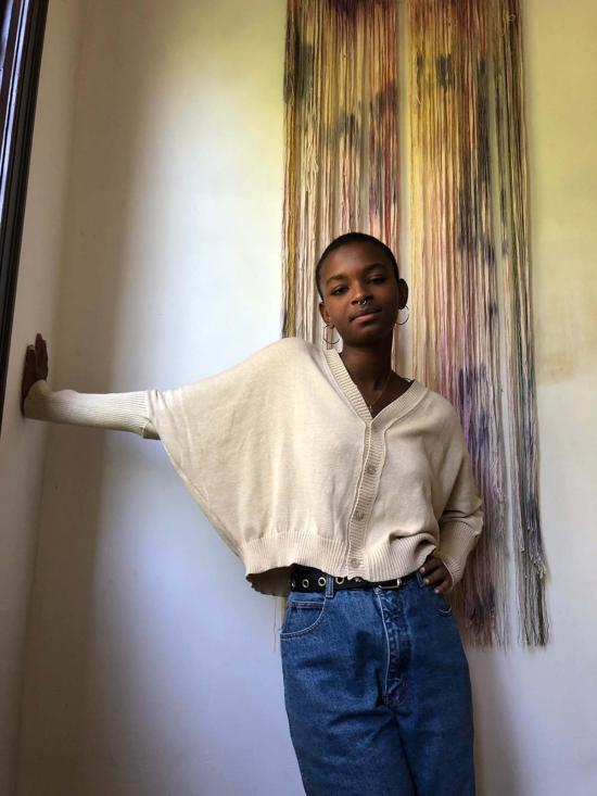  Erica Tanov 가디건 에리카 타노프 피마 코튼 박스  내추럴 - OTHER BRANDS