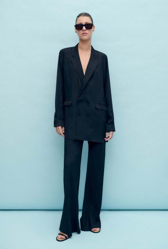  실크 런드리 수트 자켓 릴렉스드 블레이저 코랄 자카드 - SILK LAUNDRY