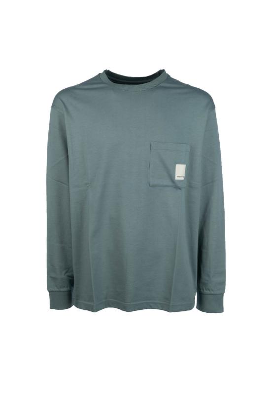  엠포리오 아르마니 긴팔 티셔츠 티셔츠 블루