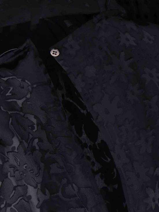  마린세르 롱 원피스 마린 세르 실크 블렌드 맥시 드레스 블랙 - MARINE SERRE