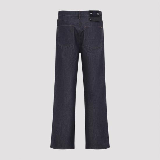  스톤 아일랜드 데님 팬츠 루즈핏 청바지 (블루) - STONE ISLAND