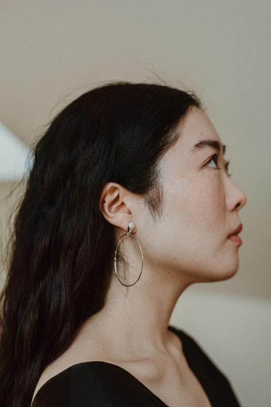  Uni 이어링 유니 주얼리 수리야 후프 스터드 귀걸이 - OTHER BRANDS