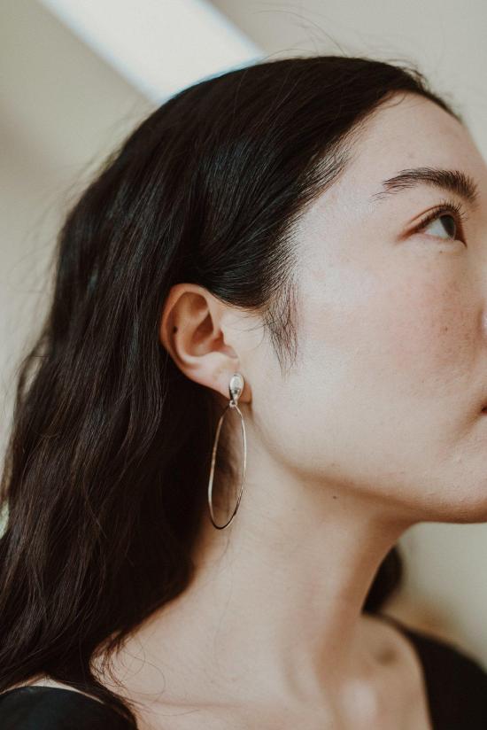  Uni 이어링 유니 주얼리 수리야 후프 스터드 귀걸이 - OTHER BRANDS