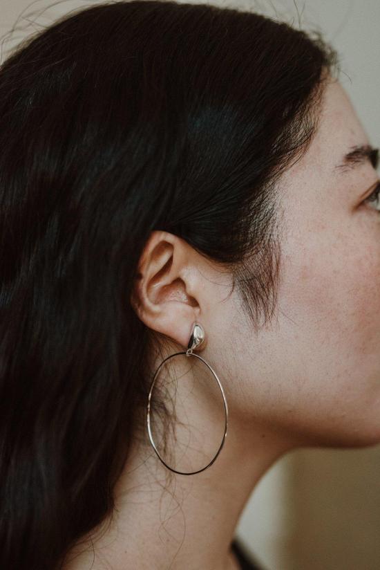  Uni 이어링 유니 주얼리 수리야 후프 스터드 귀걸이 - OTHER BRANDS