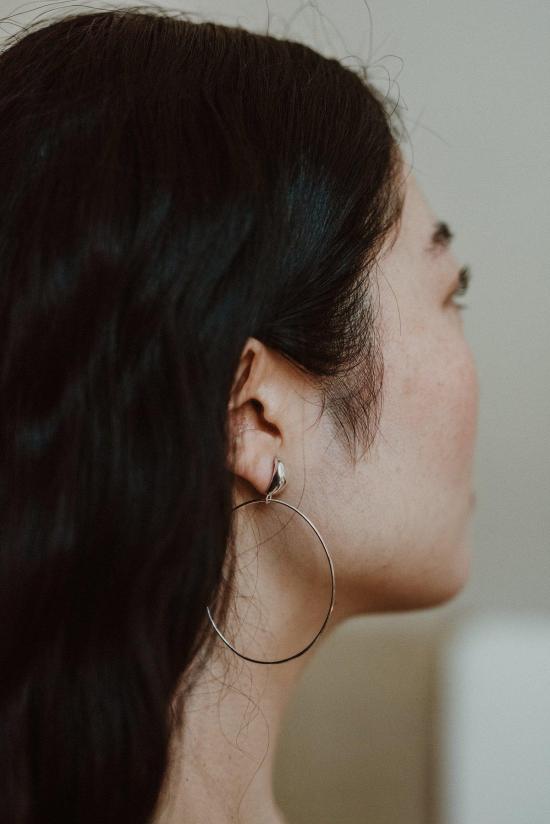  Uni 이어링 유니 주얼리 수리야 후프 스터드 귀걸이 - OTHER BRANDS