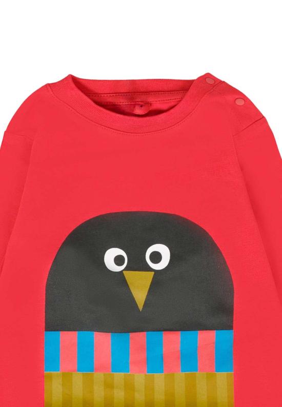  [키즈] 스텔라 맥카트니 탑 어린이용 스텔라 매카트니 펭귄 티셔츠 (빨간색) - STELLA MCCARTNEY