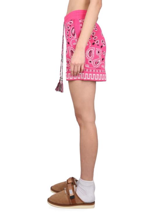  알라누이 숏팬츠 숏 반다나 핑크 - ALANUI