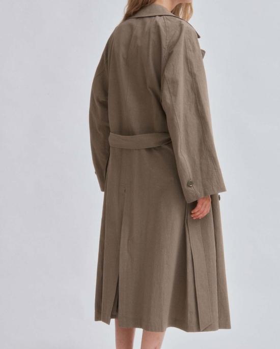  사야카 다비스 뉴욕 트렌치 코트 사야카 데이비스 뉴욕 라이트  모스 그레이 - SAYAKA DAVIS NEW YORK