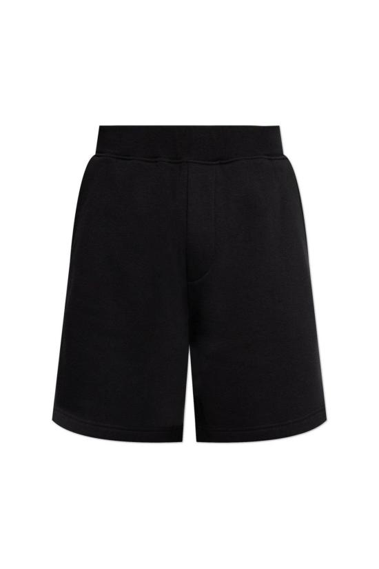  [키즈] 디스퀘어드2 쇼츠/버뮤다 Dsquared2 로고 고무 처리된 신축성 허리밴드 반바지 블랙