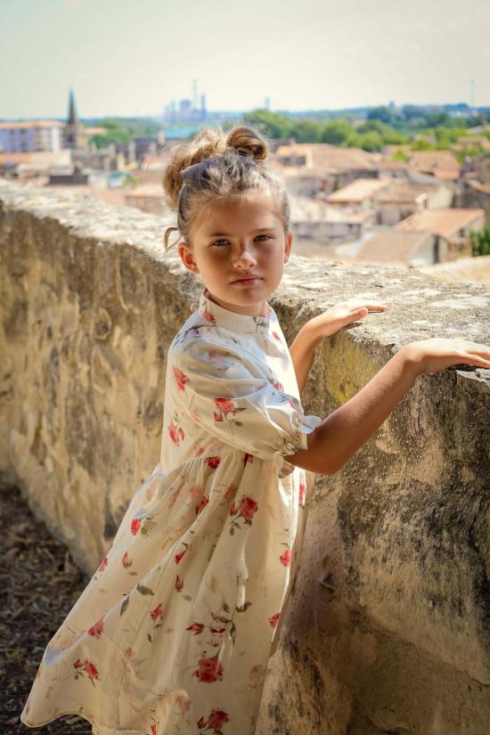  [키즈] Piper&Cloth 원피스 파이퍼앤클로스 키즈 마들렌 드레스 아이보리 블룸 - PIPER&CLOTH