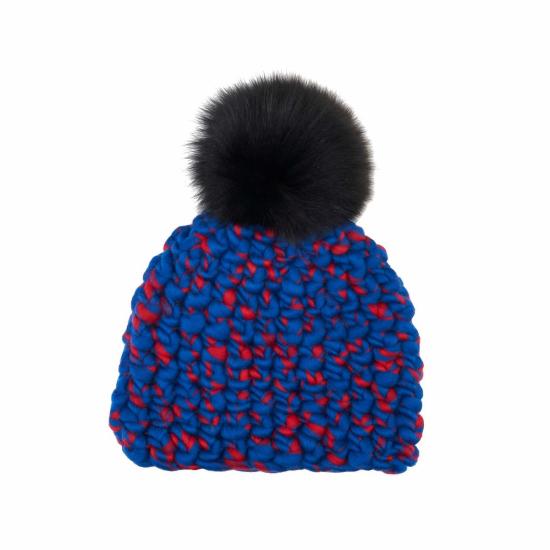  Mischa Lampert 모자 미샤 램퍼트 블루/레드 비니 폼스터 + 블랙 XL 폼 - OTHER BRANDS