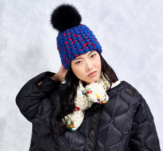  Mischa Lampert 모자 미샤 램퍼트 블루/레드 비니 폼스터 + 블랙 XL 폼 - OTHER BRANDS