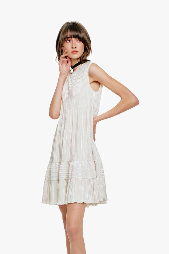  안나 수이 숏 원피스 Anna Sui Plissé 베이비돌 드레스 - ANNA SUI