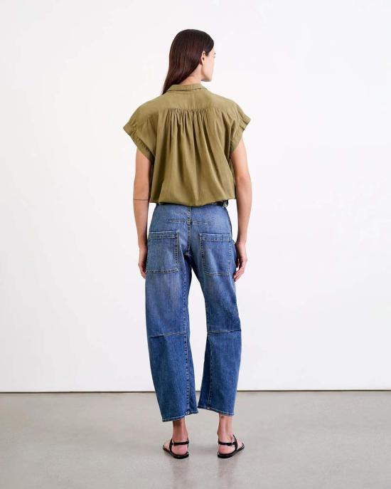  닐리로탄 데님 팬츠 닐리 로탄 에머슨 진 블루 - NILI LOTAN