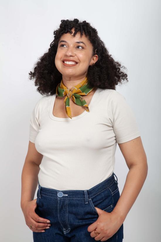  그래블 앤 골드 머플러/스카프 자갈과 금 웰멧 손수건 - GRAVEL & GOLD