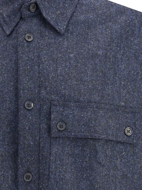  톰브라운 셔츠 톰 브라운 울 오버사이즈 - THOM BROWNE