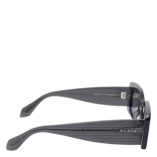  알라이아 안경 스퀘어드 로고 선글라스 (그레이) - ALAIA