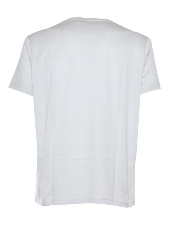  돈답 반팔 티셔츠 돈덥 로고 플레이트 화이트 티셔츠 - DONDUP