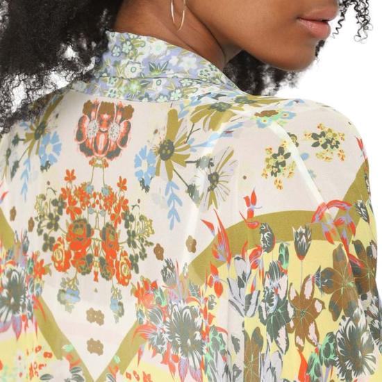  Vismaya 가디건 비스마야 가든 블룸 시어 기모노 그레이 - OTHER BRANDS